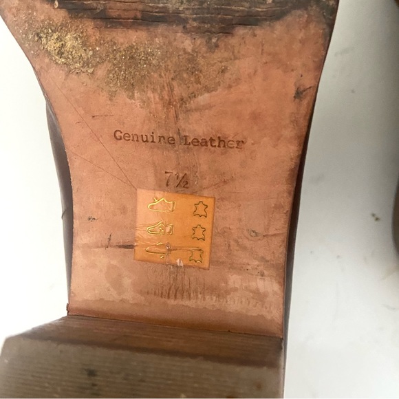 Madewell Womens 7.5 Myles Ankle Boot Leather Booties Point Toe Distressed Style - Picture 7 of 7